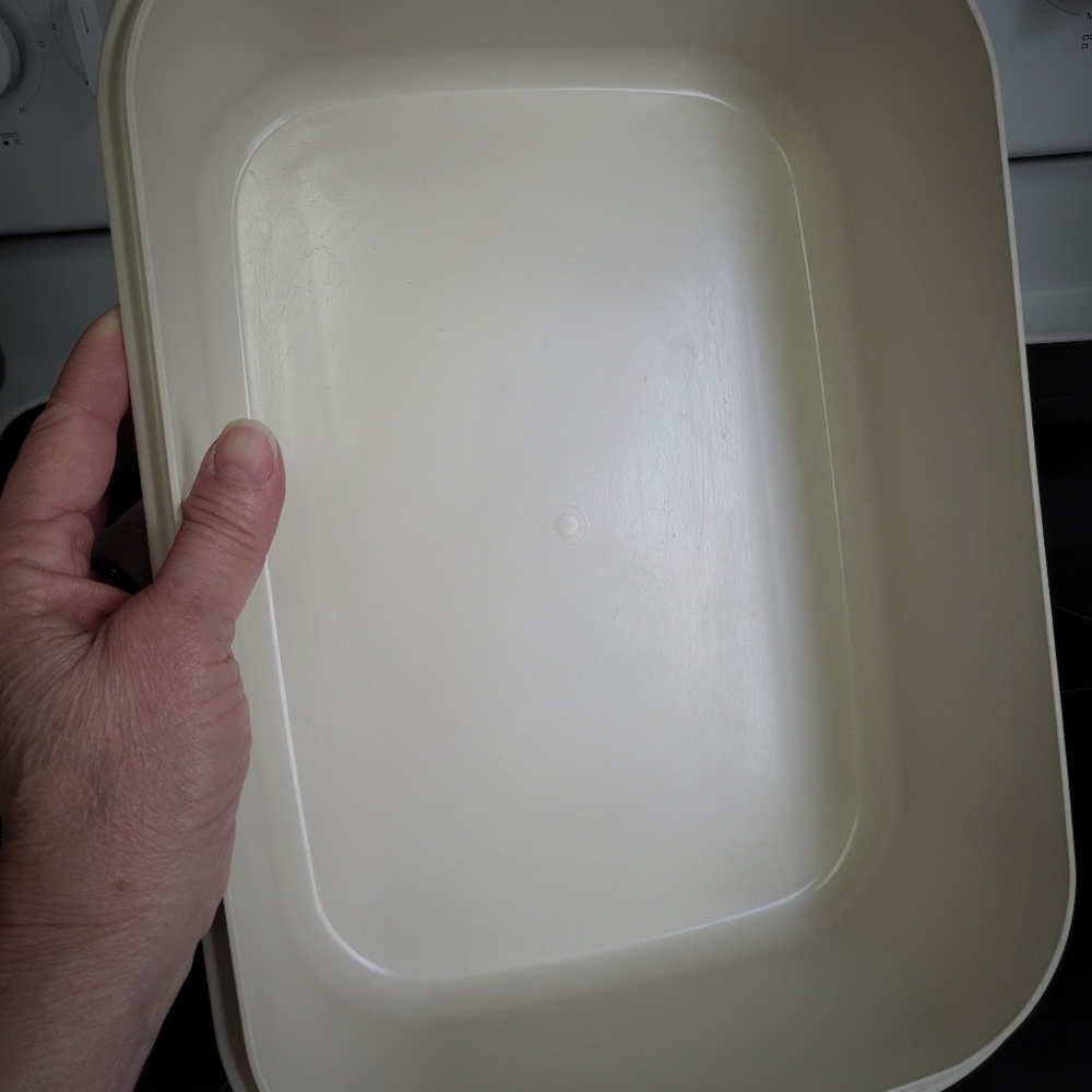 TUPPERWARE ULTRA 21 OVENWARE DEEP ROASTING PAN 5 QUART 9X13 DISCONTINUED - Picture 8 of 9